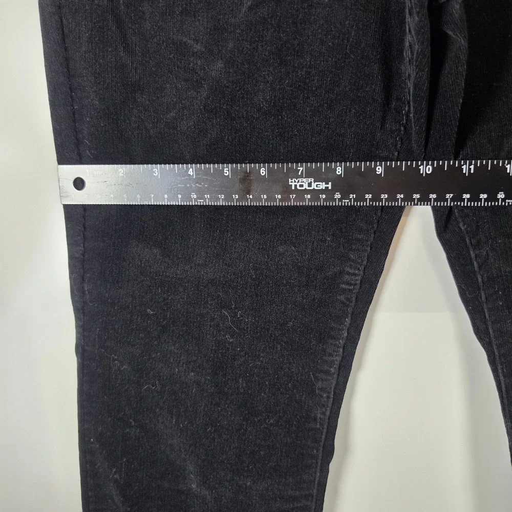 Lauren Ralph Lauren Black Corduroy Pants Womens 6 Stretch‎ Bootcut LRL Jeans Co